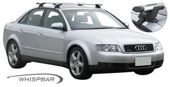 Yakima Whispbar Roof Racks Audi A4 sedan